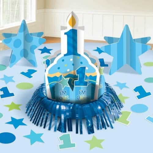 Sweet Lil Cupcake Boy Table Decorating Kit
