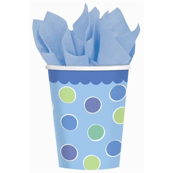 Sweet Lil Cupcake Boy Paper Cups (Value Pack of 18)