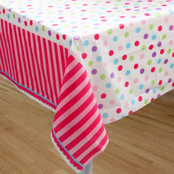 Sweet Lil Cupcake Girl Paper Tablecloth