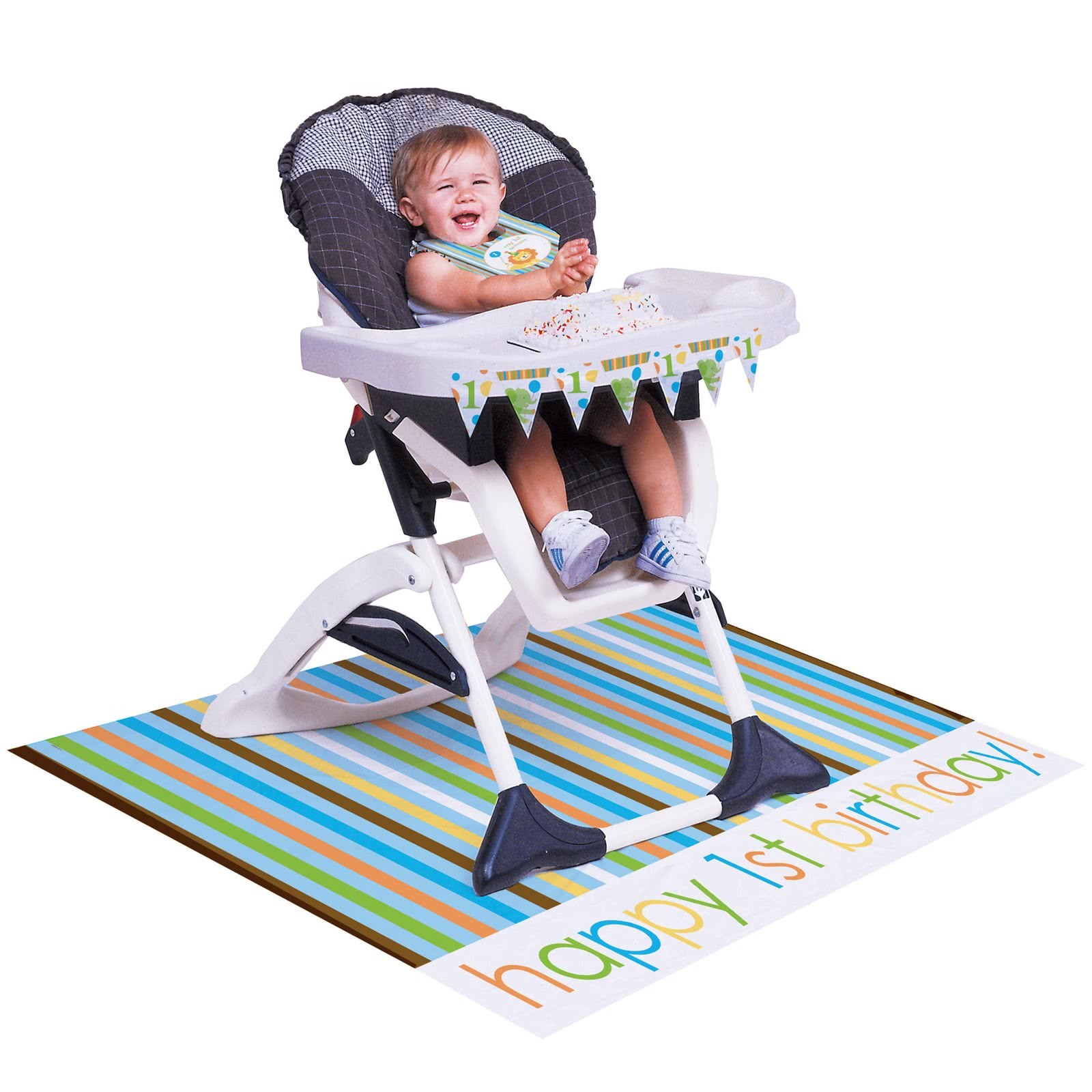 Sweet At One Boy High Chair Decoration Kit
