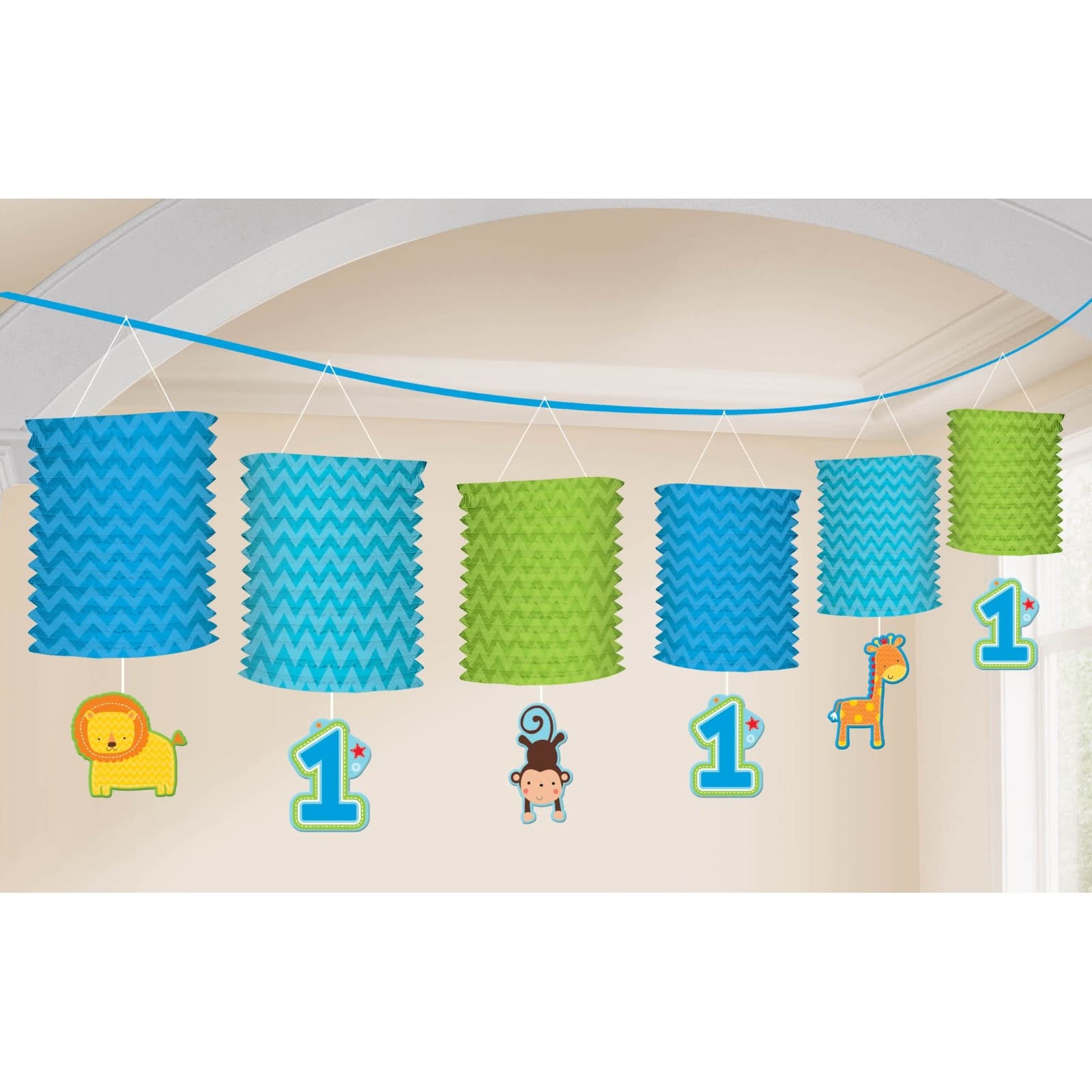 One Wild Boy Paper Lantern Garland
