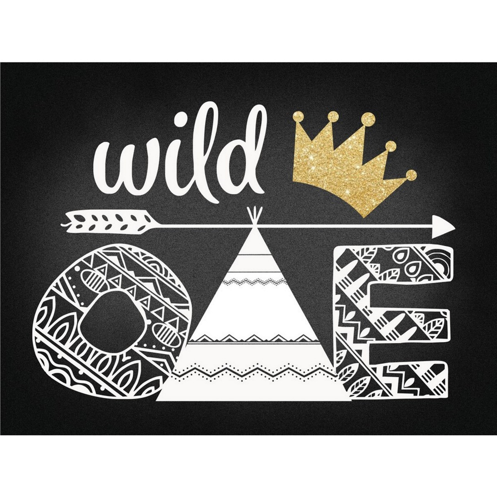 Wild One Boy Large Fabric Backdrop