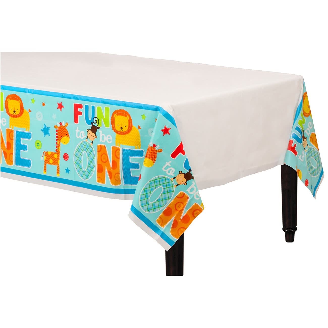 One Wild Boy Plastic Tablecloth