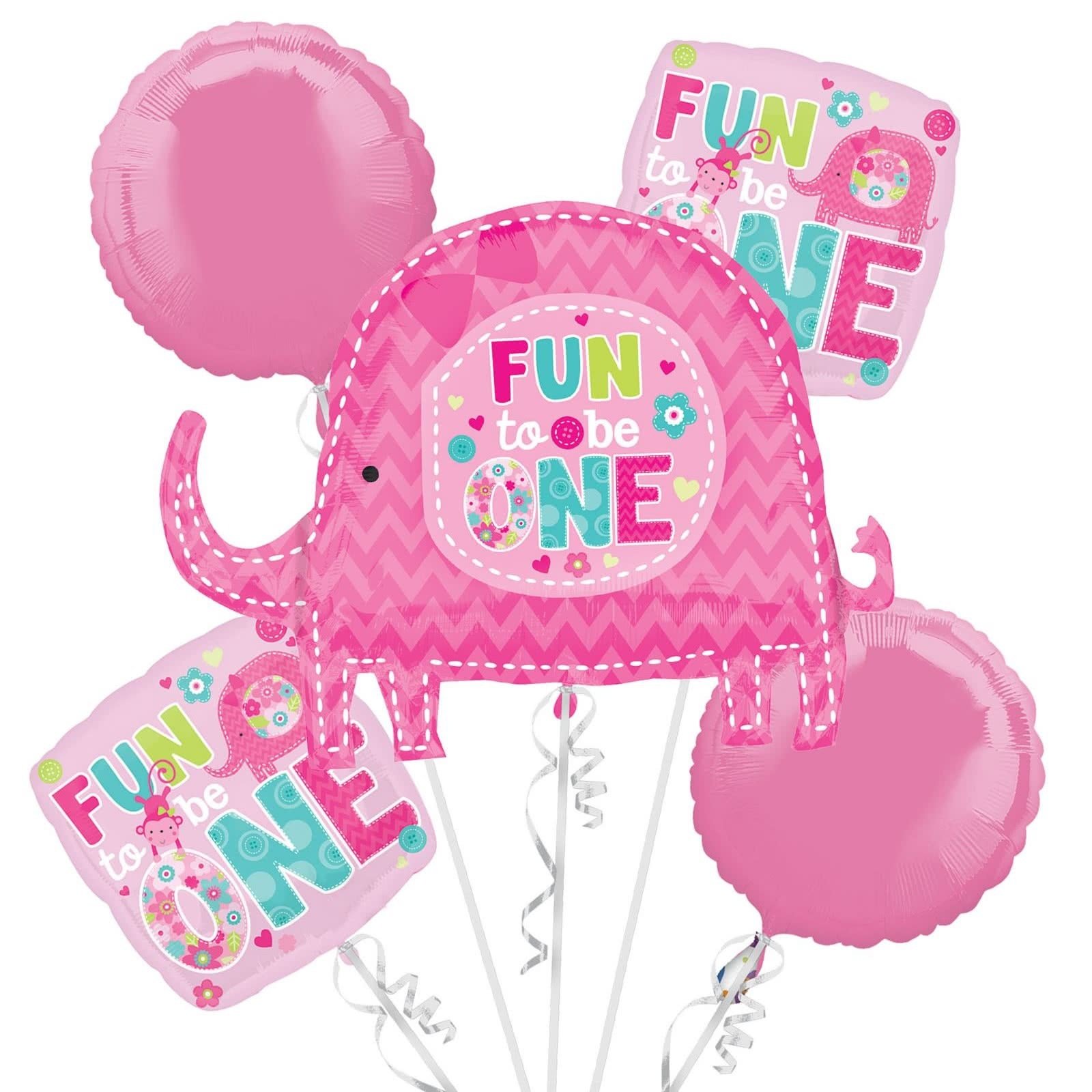 One Wild Girl Helium Balloon Bouquet