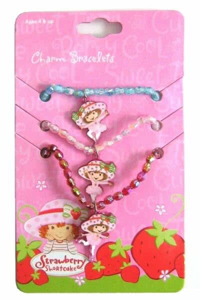 Strawberry Shortcake Charm Bracelets (Set of 3)