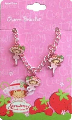 Strawberry Shortcake Pink Charm Bracelet
