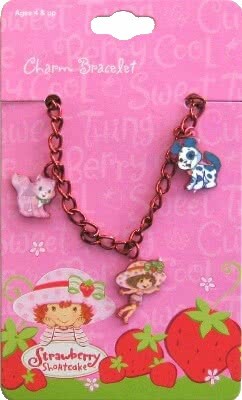 Strawberry Shortcake Red Charm Bracelet