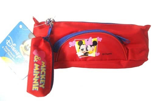 Mickey & Minnie Mouse Pencil Case & Coin Pouch