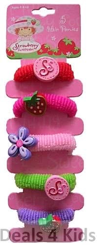 Strawberry Shortcake Hair Ties (Pack of 5)