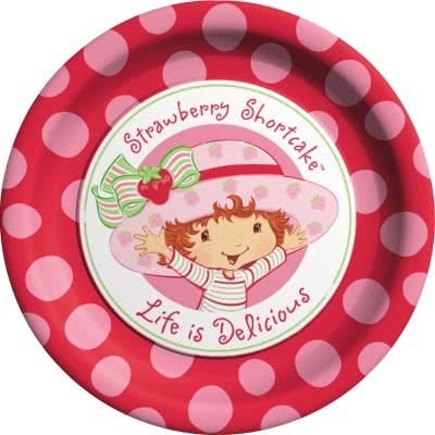 Strawberry Shortcake Large Paper Plates (Pack of 8)