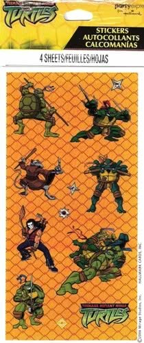 Teenage Mutant Ninja Turtles Stickers (4 Sheets)