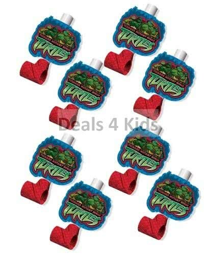 Teenage Mutant Ninja Turtles Party Blowers (Pack of 8)