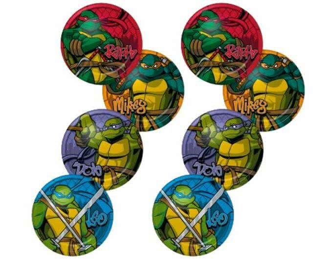 Teenage Mutant Ninja Turtles Small Paper Plates (Pack of 8)