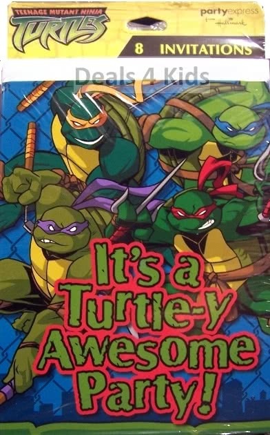 Teenage Mutant Ninja Turtles Party Invitations (Pack of 8)