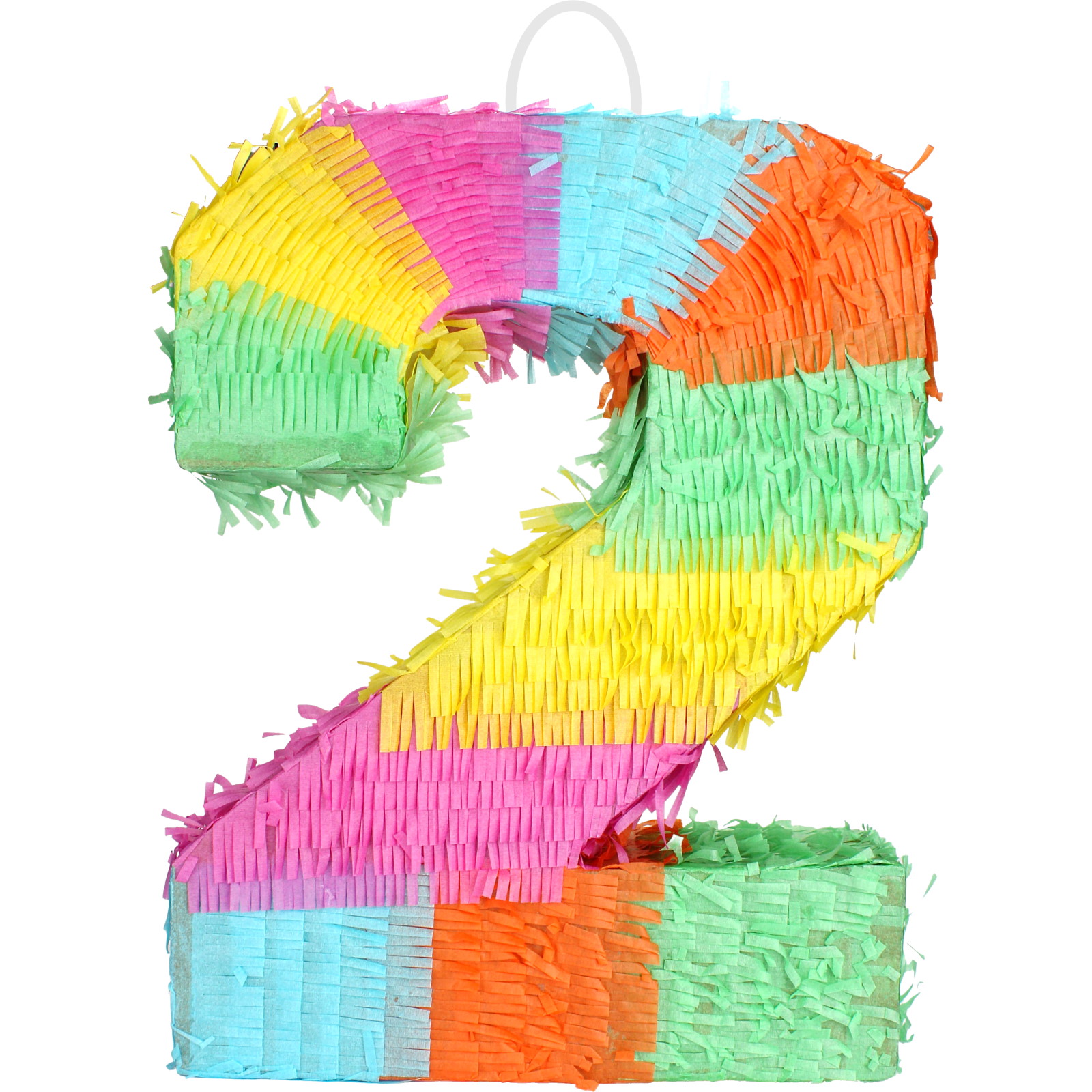 Rainbow Number 2 Pinata