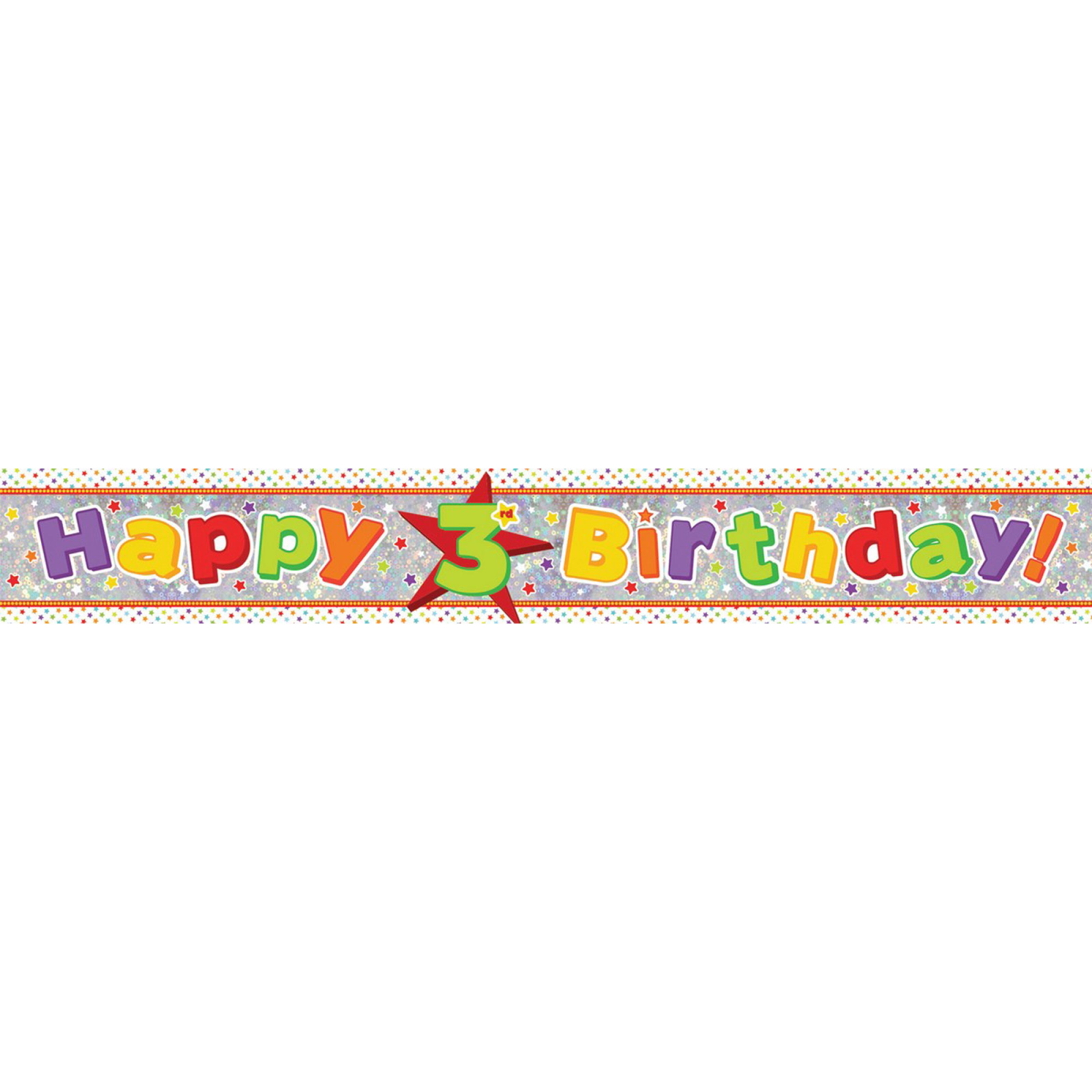 Happy 3rd Birthday Banner
