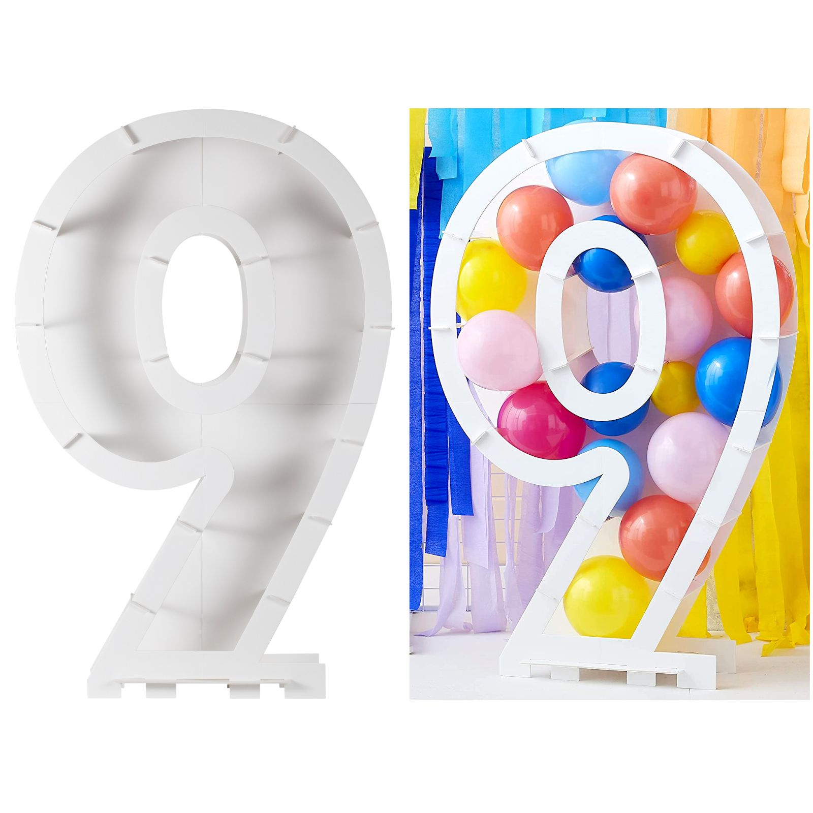 Ginger Ray Number 9 Balloon Mosaic Frame (85cm) 