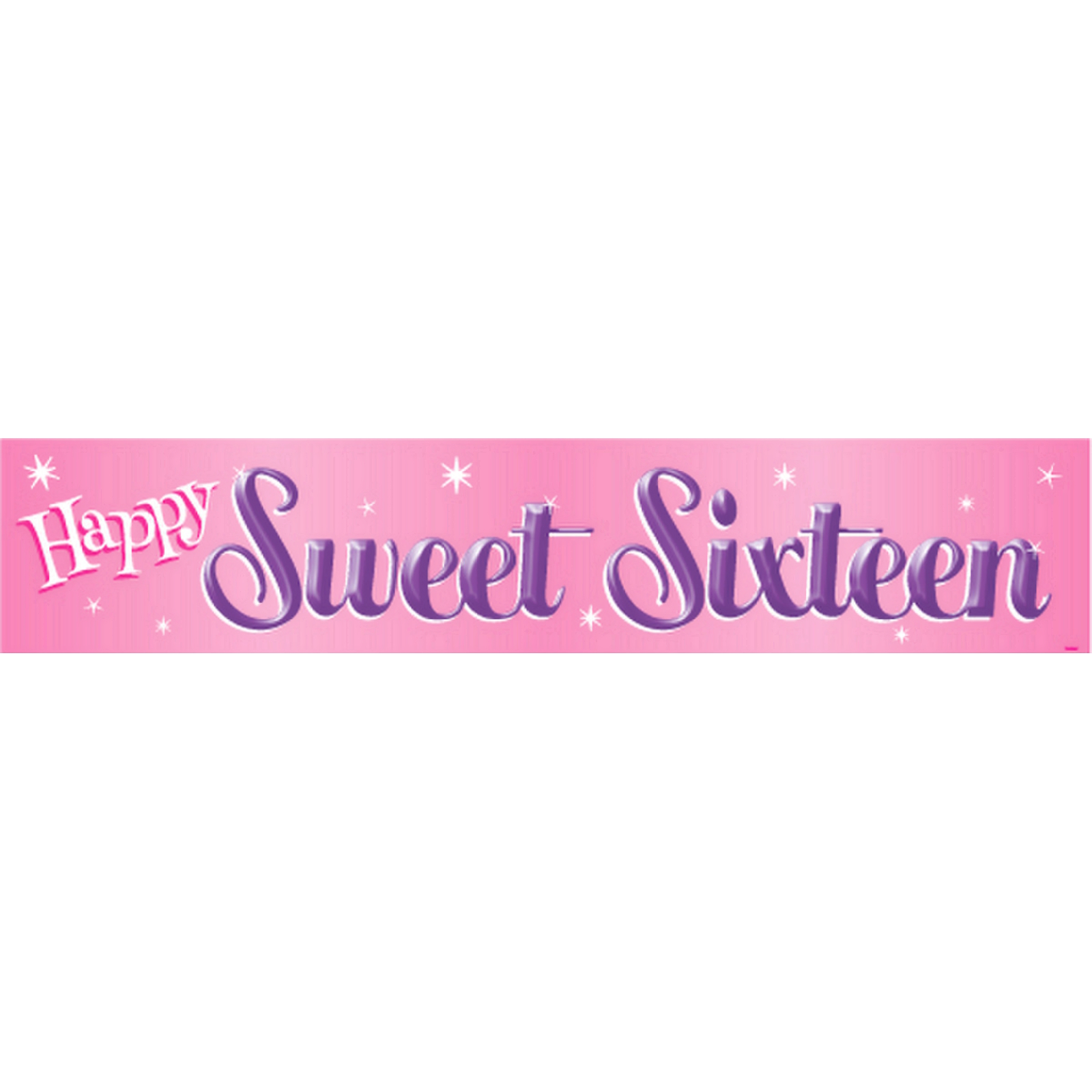 Happy Sweet Sixteen Giant Paper Banner (1.5m)