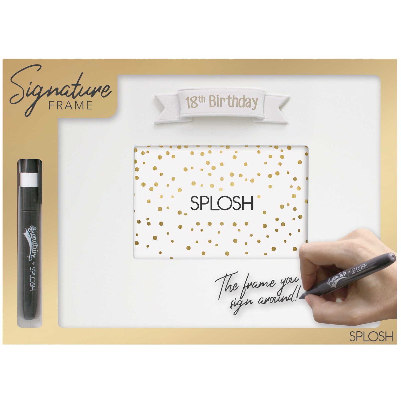 18th Birthday Signature Photo Frame | 18th Birthday | Age Birthday ...