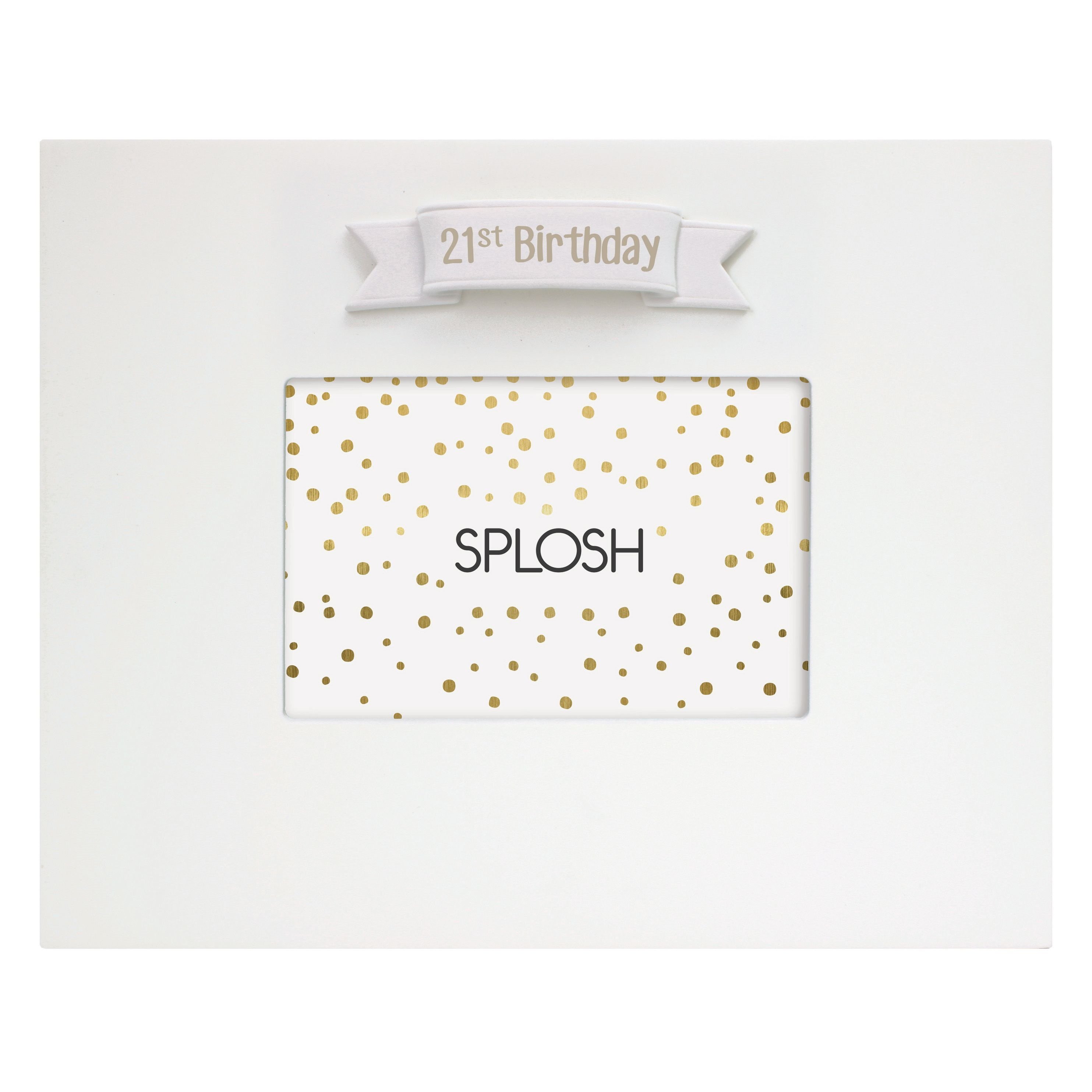 21st Birthday Signature Photo Frame