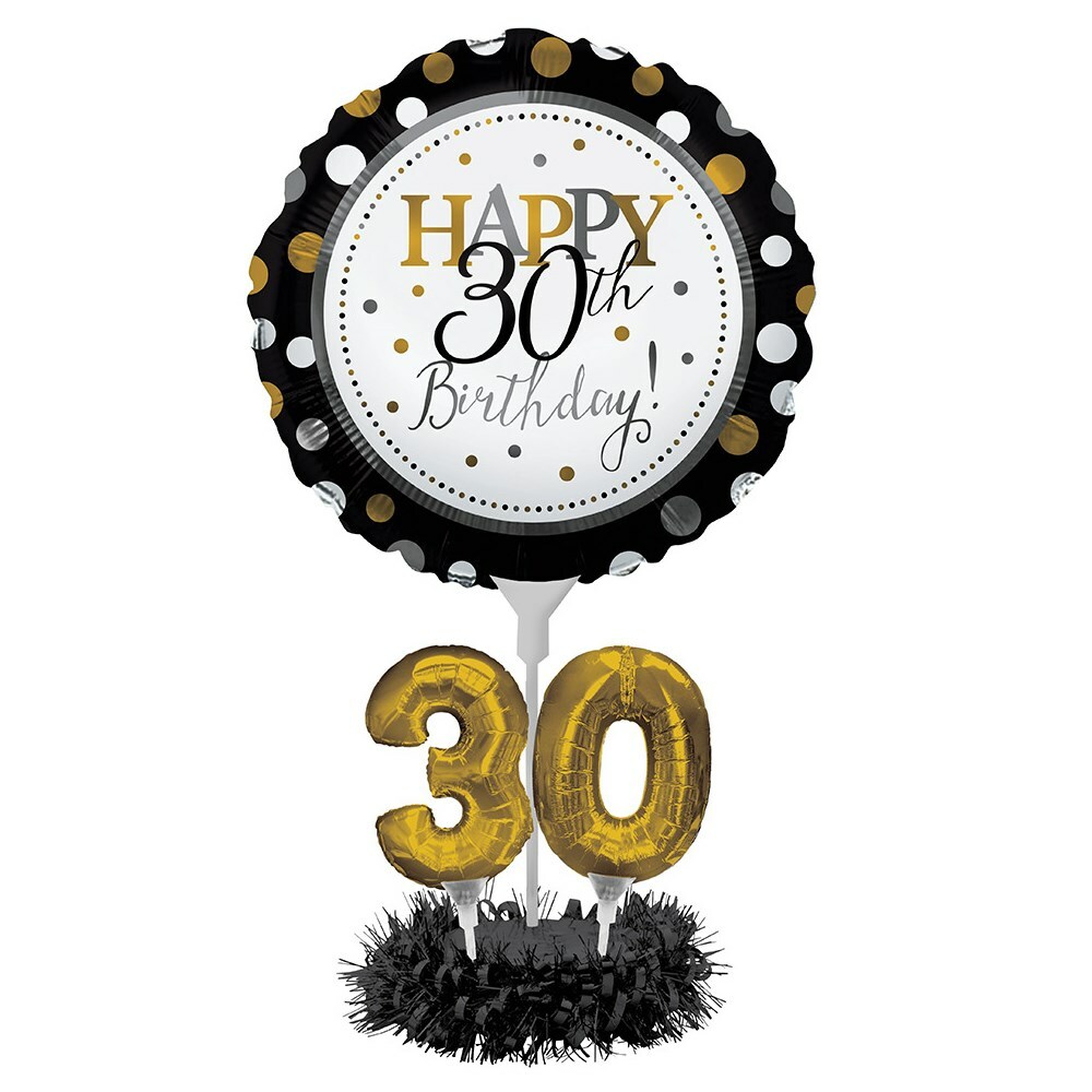 30th Birthday Balloon Centrepiece Kit