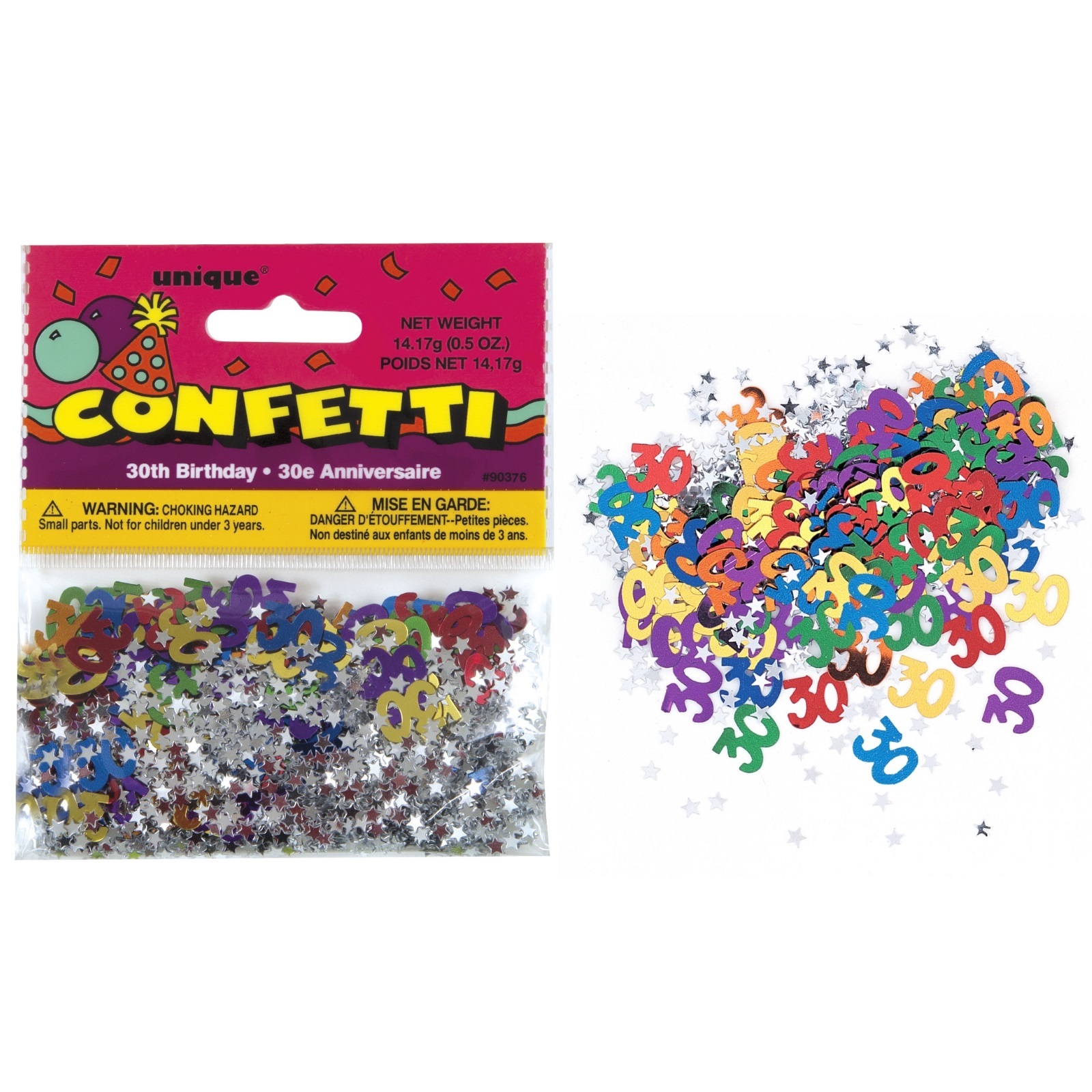 Coloured 30th Birthday Confetti/Table Scatters