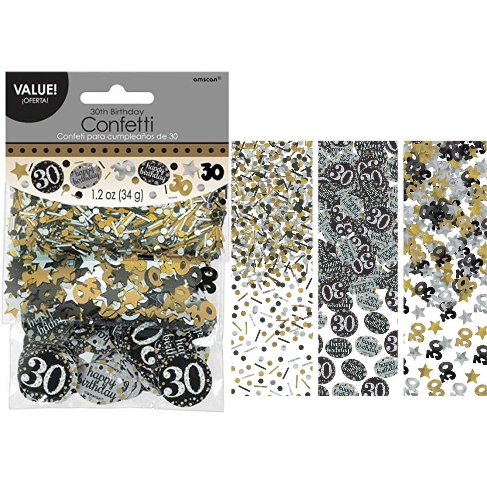 Sparkling Celebration 30th Birthday Confetti/Table Scatters