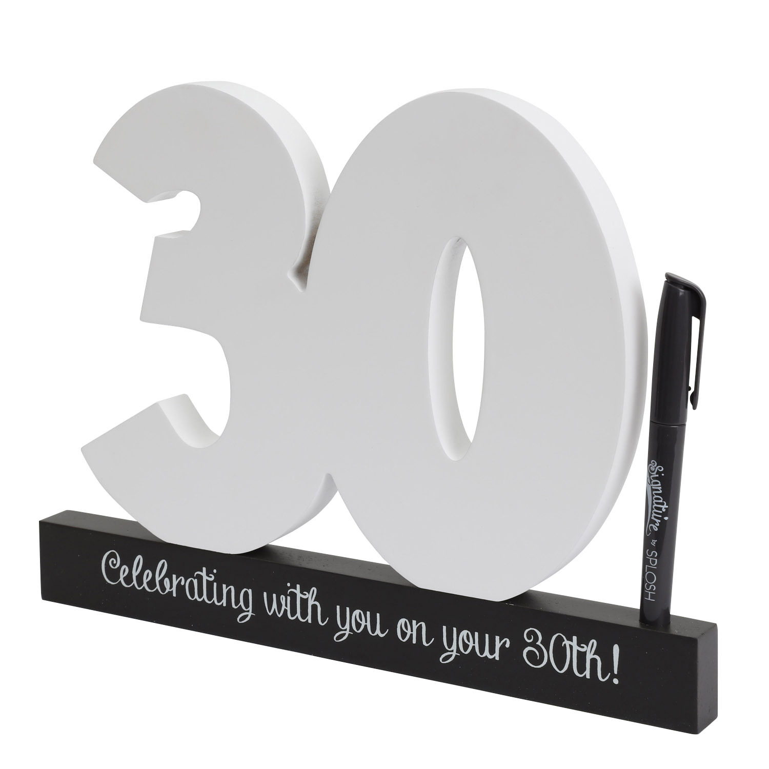 30th Birthday Signature Number