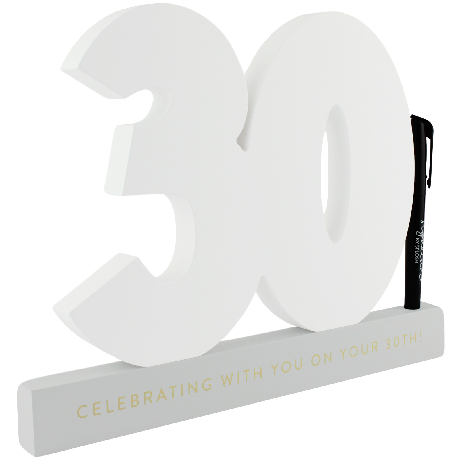 30th Birthday Signature Number