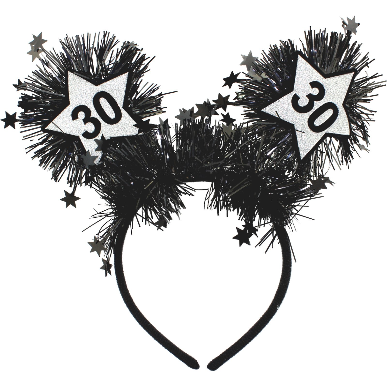 Black & Silver 30 Headbopper Headband