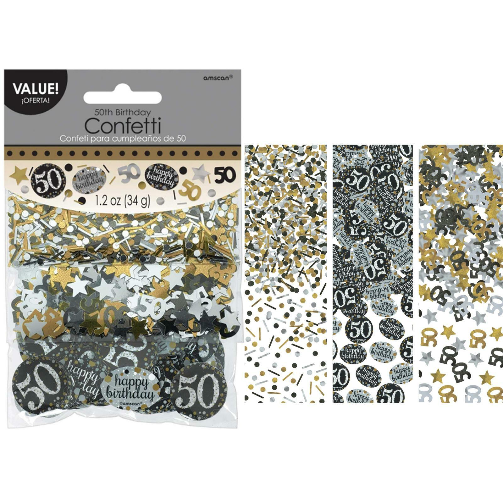 Sparkling Celebration 50th Birthday Confetti/Table Scatters
