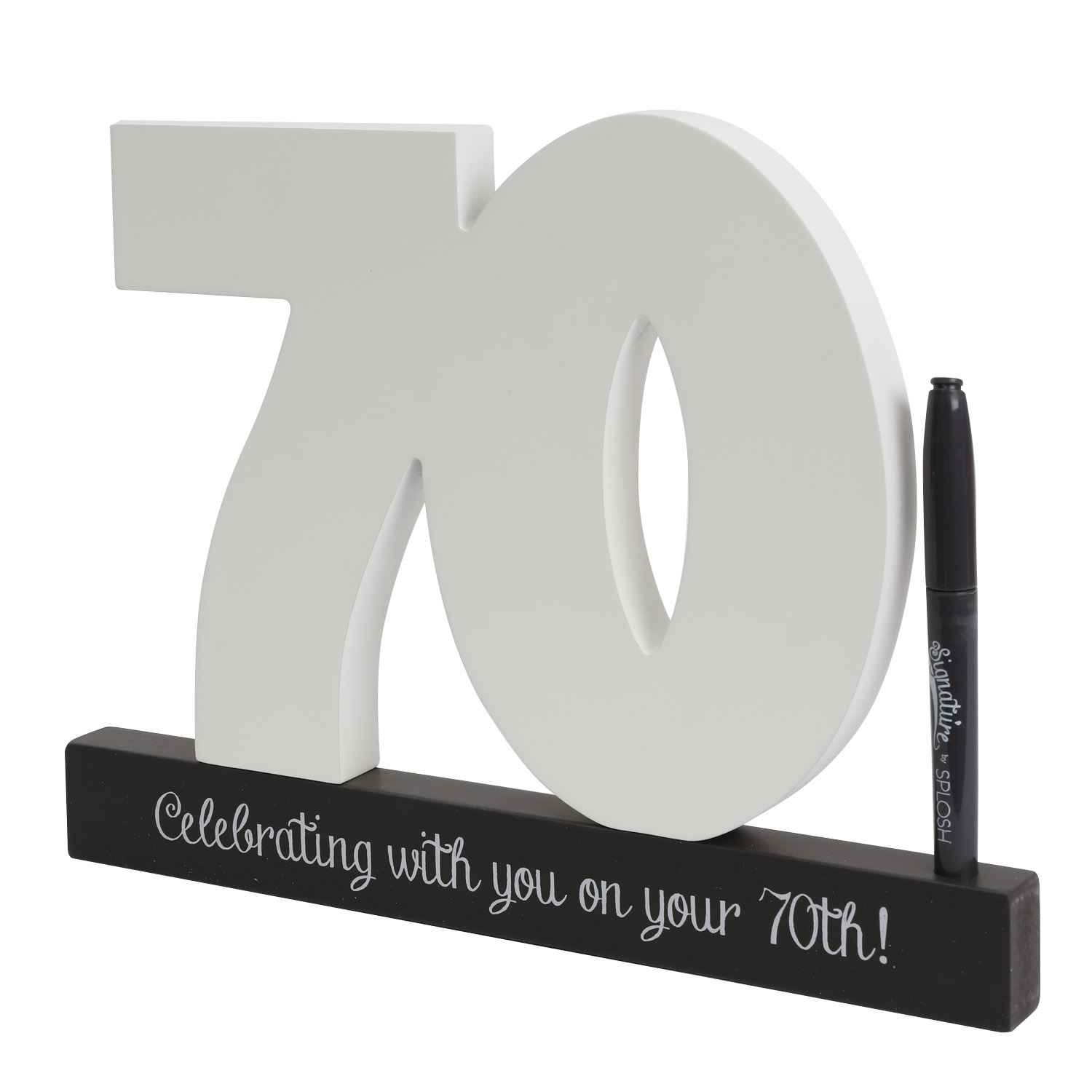 70th Birthday Signature Number