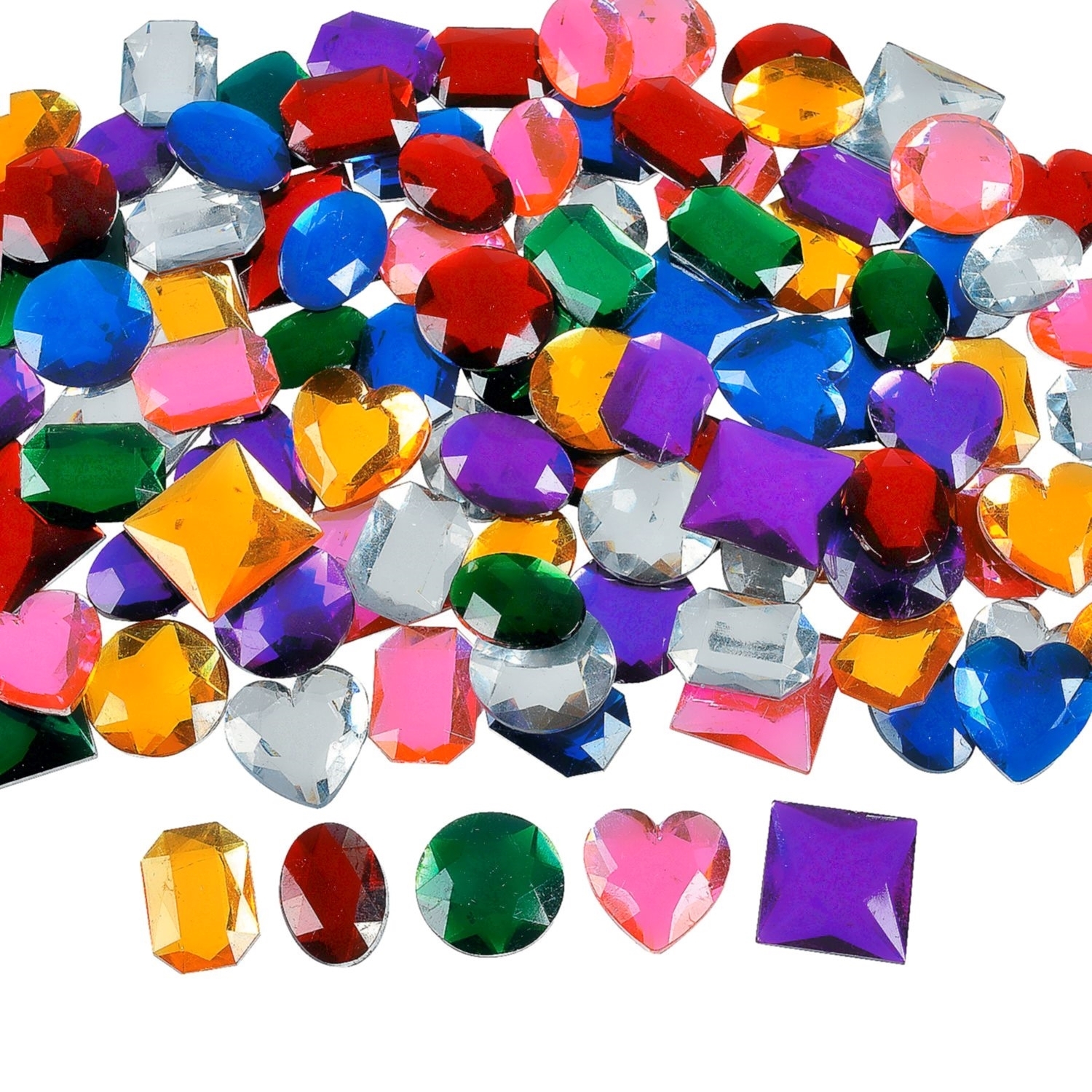 Large acrylic jewels hotsell