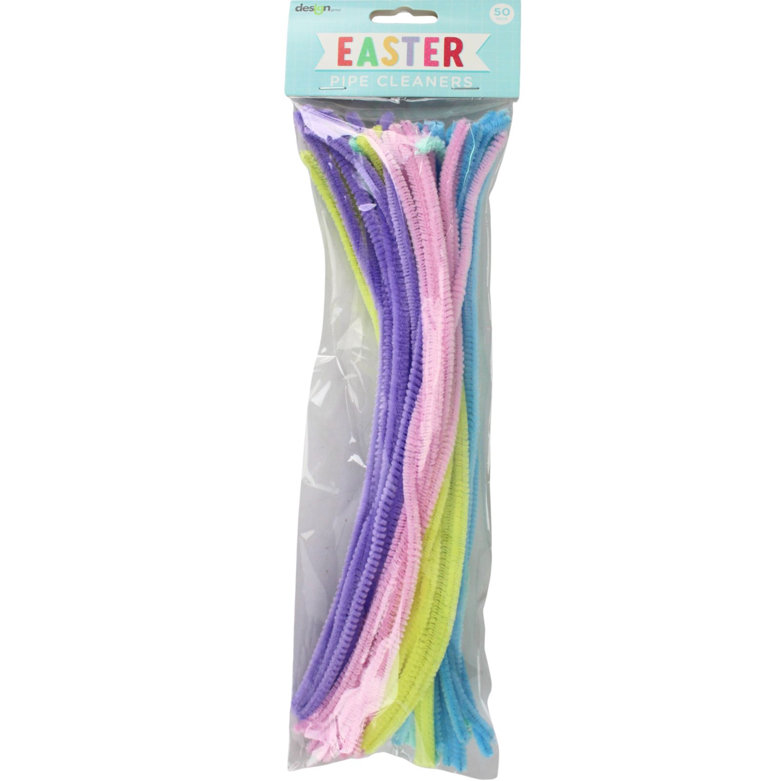 Pastel Coloured Pipe Cleaners (Pack of 50) 