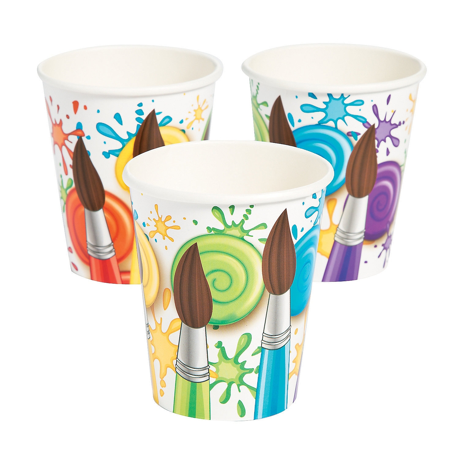 Little Artist Party Paper Cups (Pack of 8)