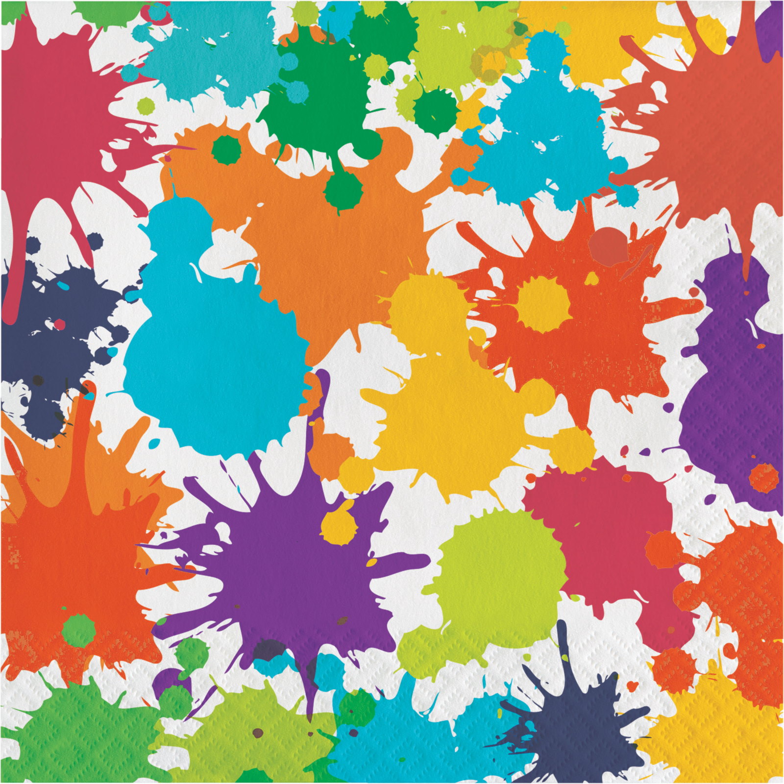 Art Party Large Paper Napkins / Serviettes (Pack of 16)