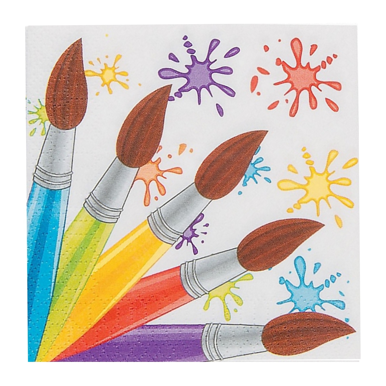 Little Artist Party Small Paper Napkins (Pack of 16)