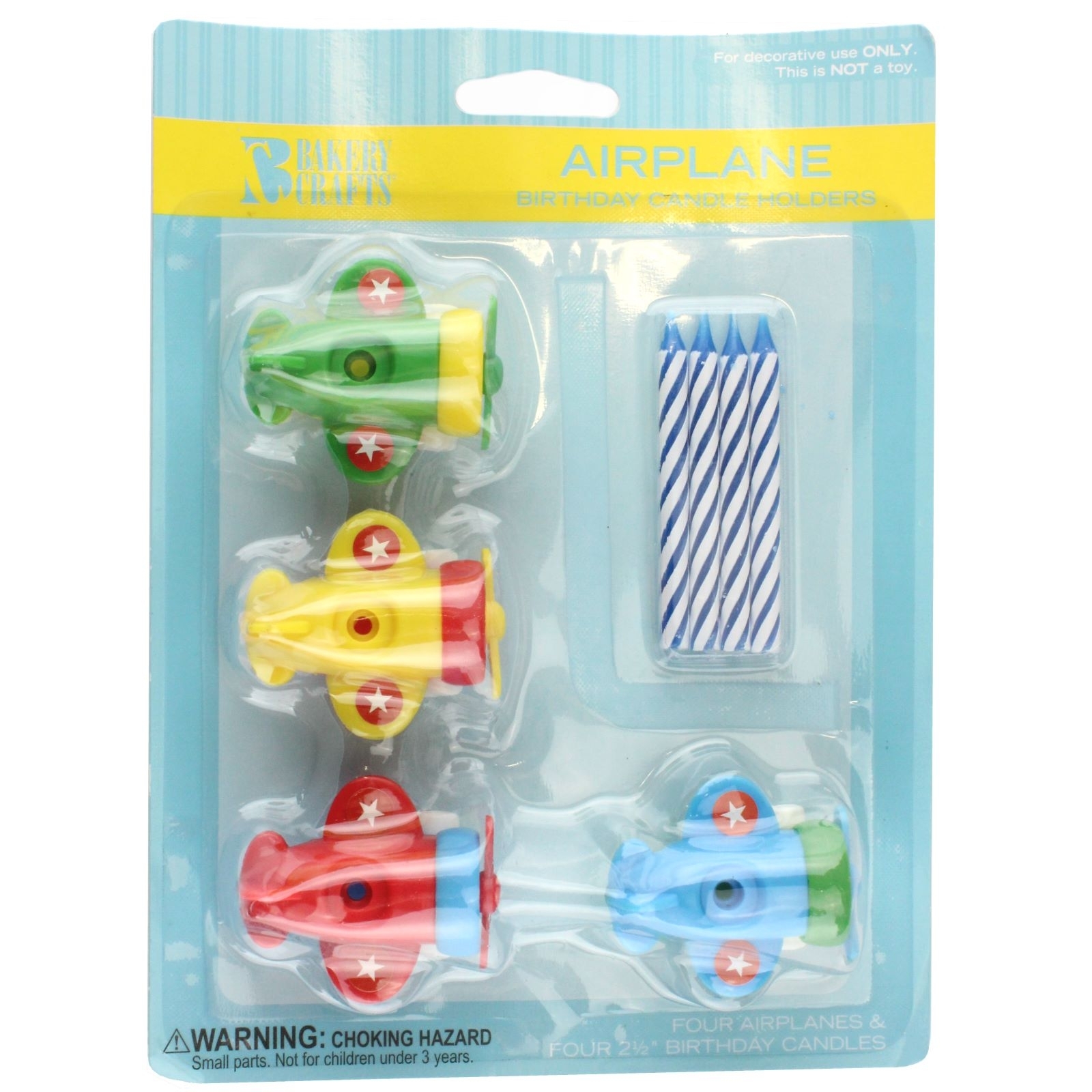 Airplane Candle Holders (Set of 4)