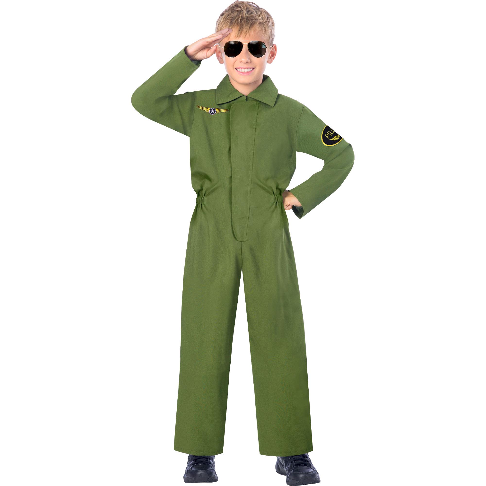 Pilot Jumpsuit Child Costume 10-12