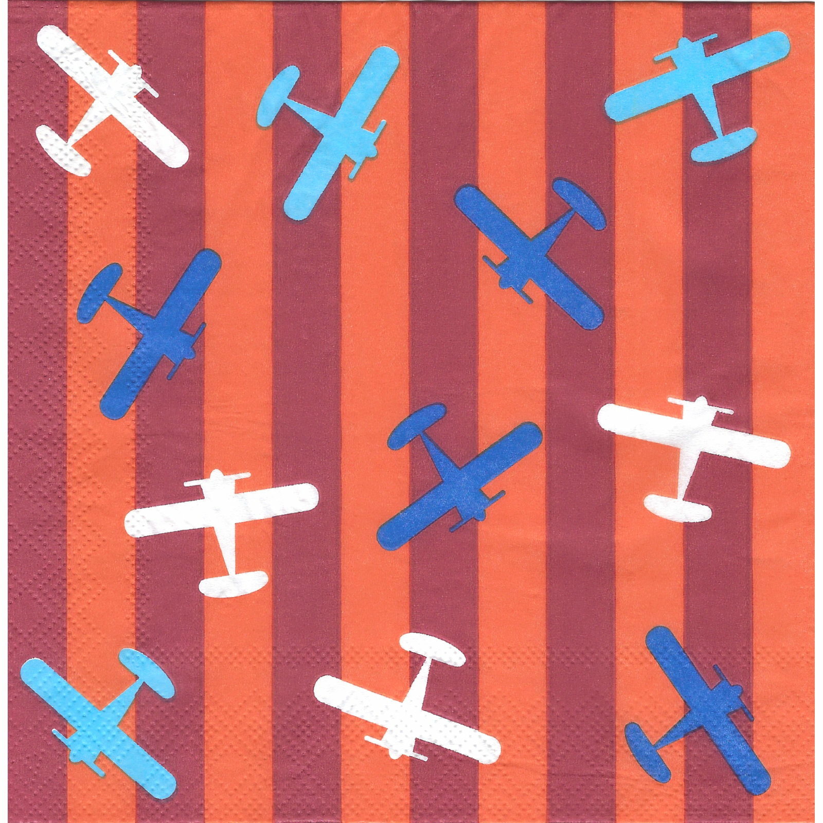 Airplane Large Napkins / Serviettes (Pack of 16)