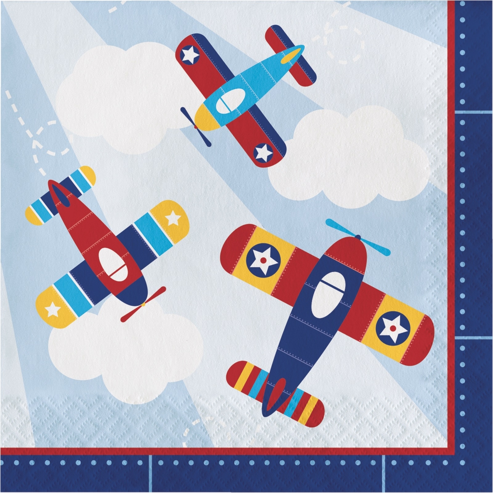 Lil' Flyer Large Napkins / Serviettes (Pack of 16)