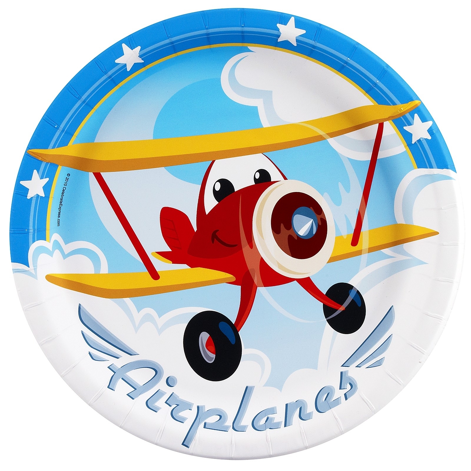 Airplane Adventure Large Paper Plates (Pack of 8)