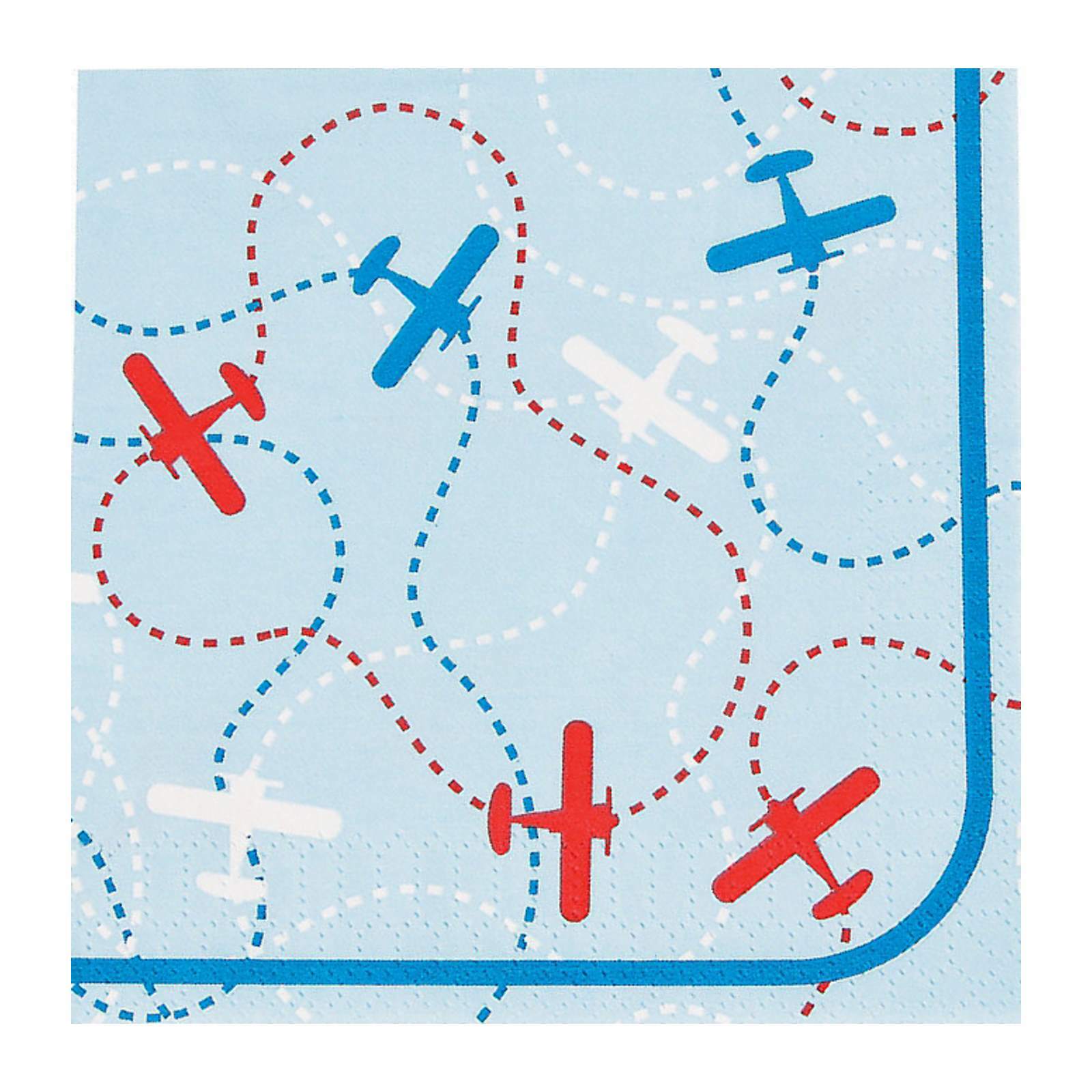 Airplane Small Napkins / Serviettes (Pack of 16)
