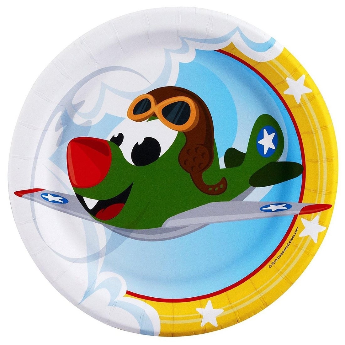 Airplane Adventure Small Paper Plates (Pack of 8)
