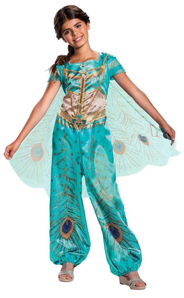 Aladdin Movie Jasmine Teal Classic Child Costume 4-6