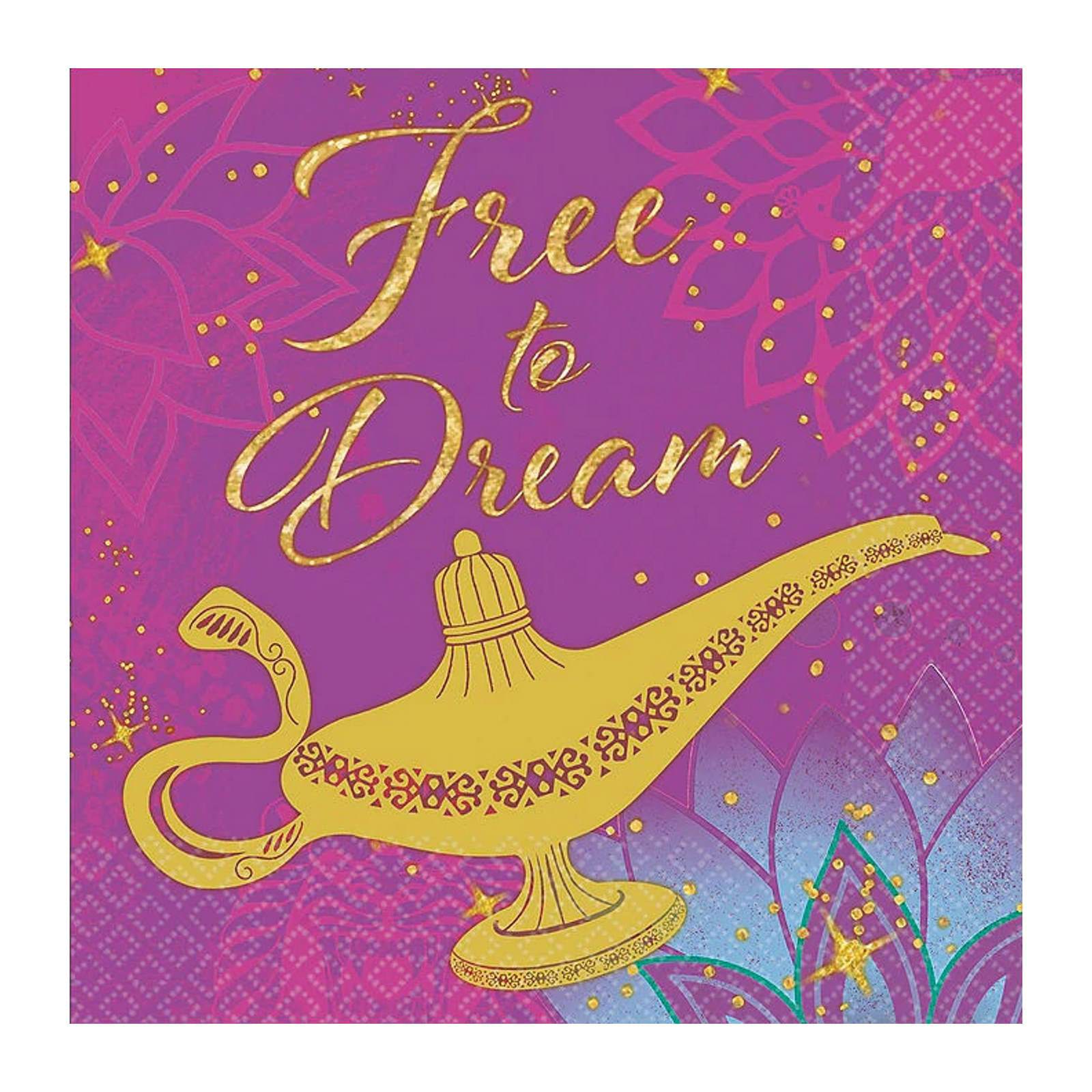 Aladdin Small Paper Napkins / Serviettes (Pack of 16)