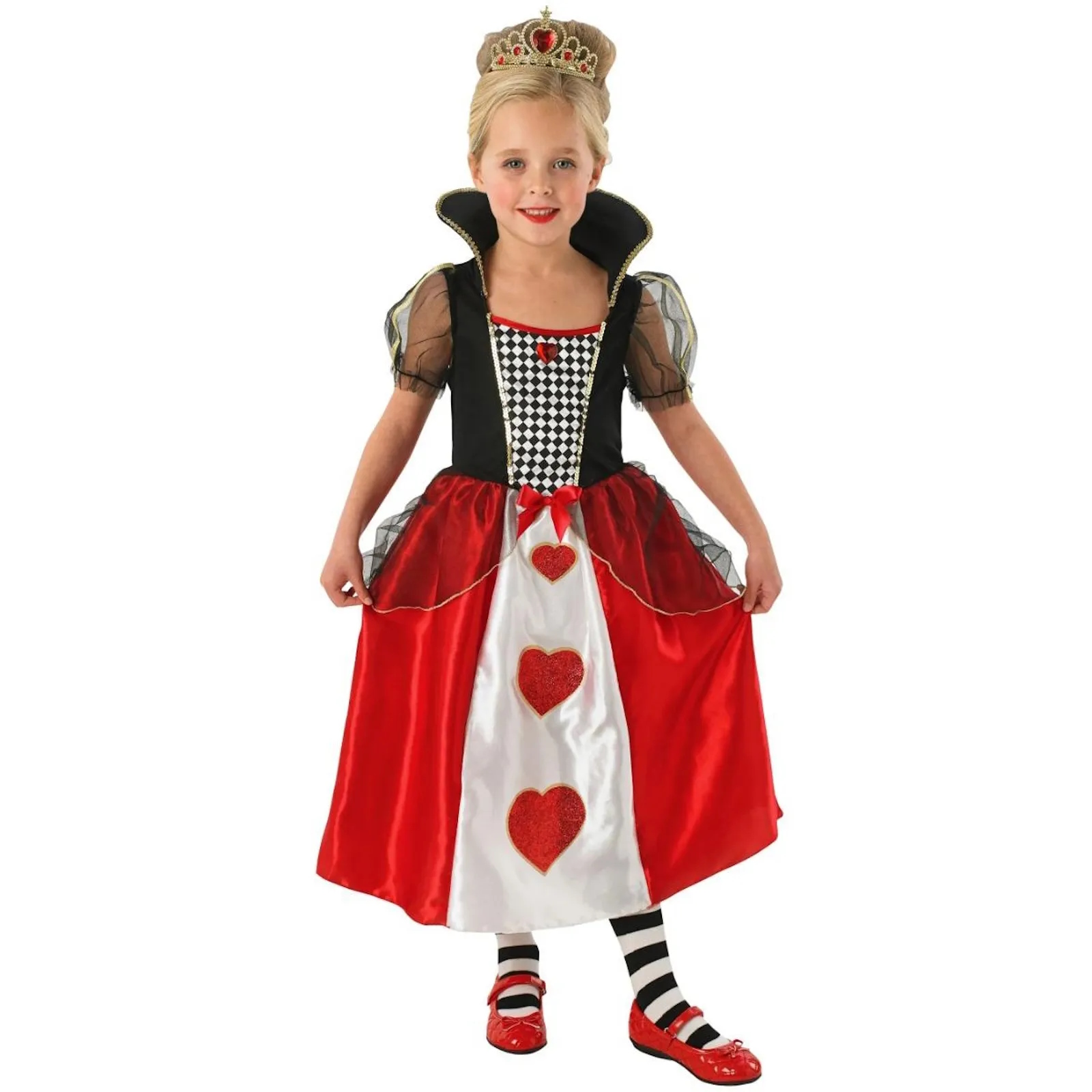 Alice in Wonderland Queen of Hearts Child Costume Small