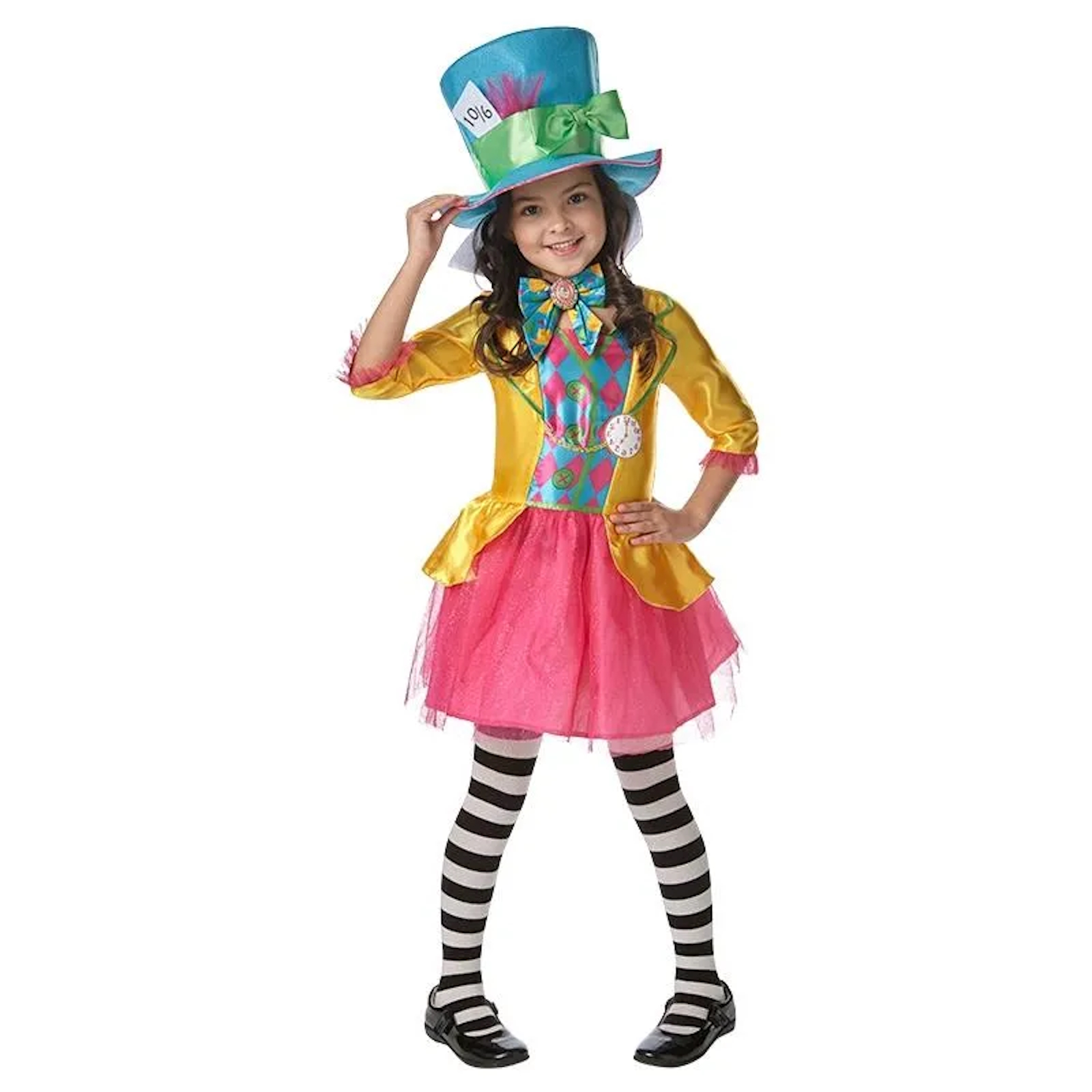 Alice in Wonderland Mad Hatter Girl Costume 6-8 Years
