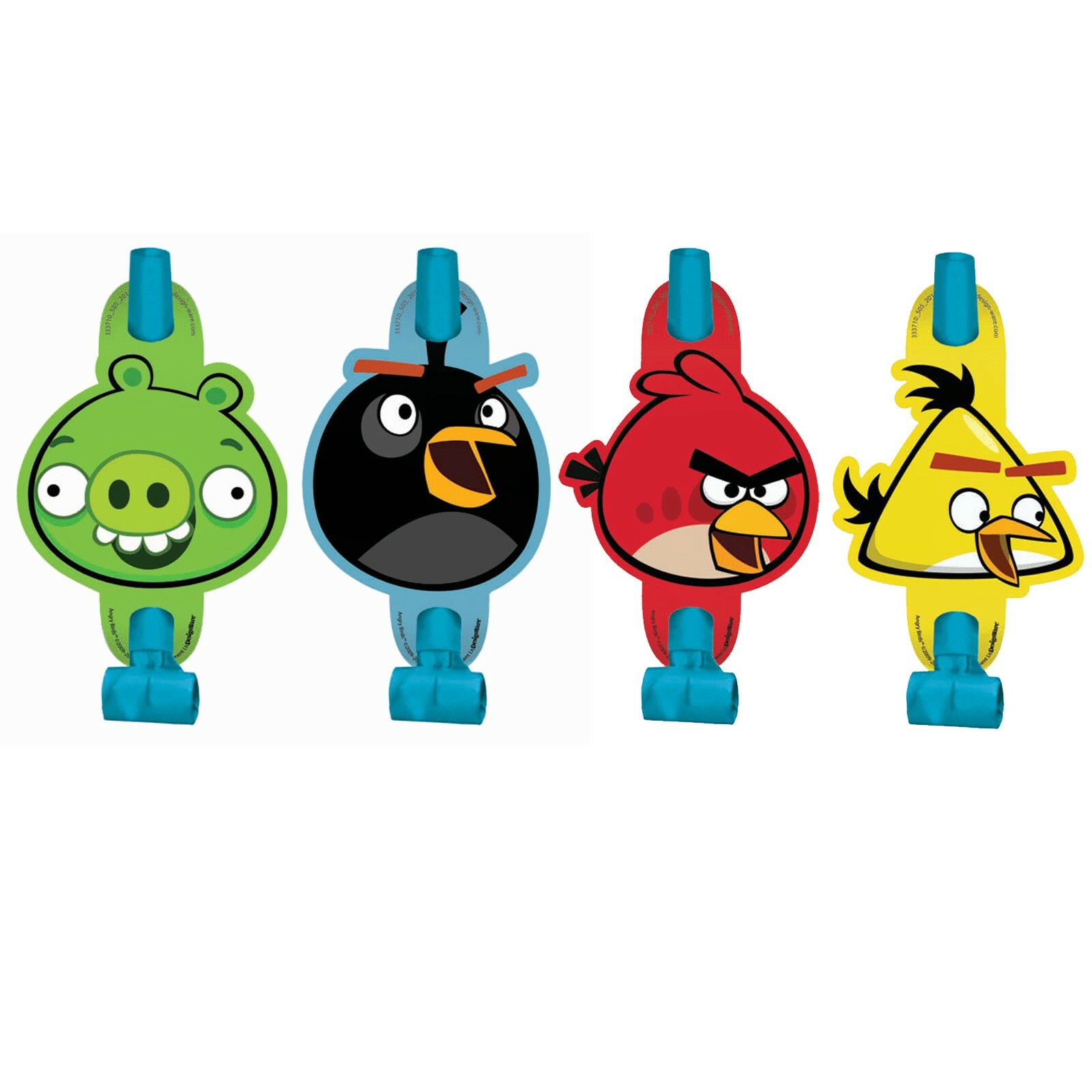 Angry Birds Party Blowers (Pack of 8)