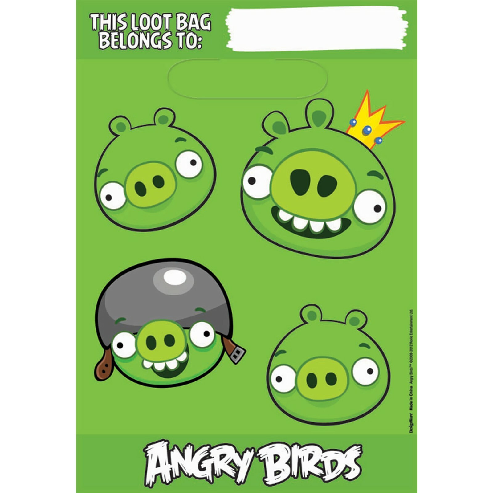 Angry Birds Lolly/Treat Bags (Pack of 8)